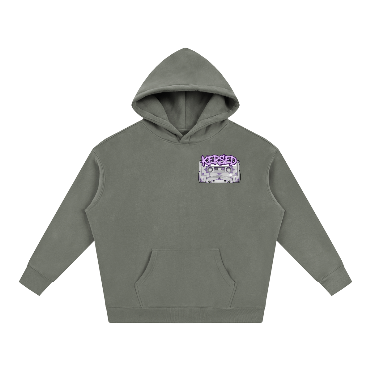 Oversize Fleeced Hoodie - Be Delusional