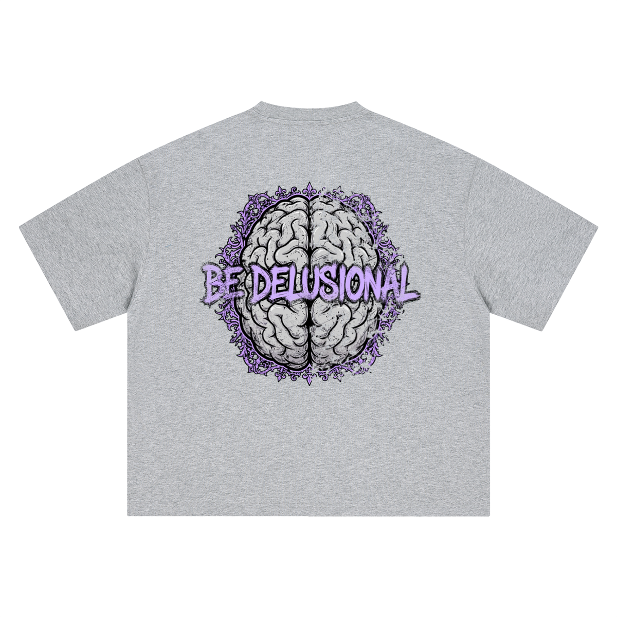 Boxy Oversized T-Shirt - Be Delusional